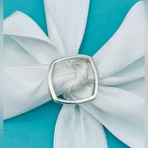 Tiffany & Co SS Narrow Gehry Torque Ring Size 6 EUC